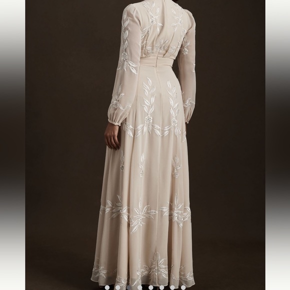 NWT BHLDN Wedding Dress Size 12 (Anthropologie Wedding Line) - Picture 7 of 8
